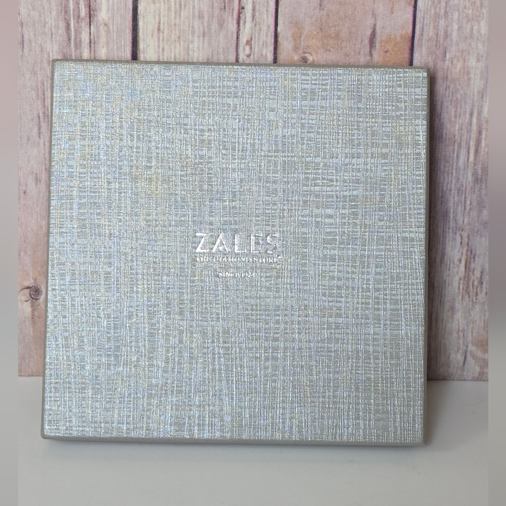 Zales Textured Silver Jewelry Box